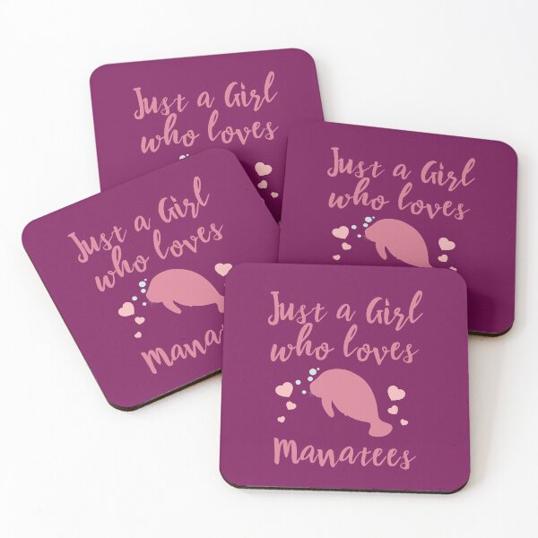 Item preview, Just a girl who loves manatees designed and sold by Q3Designs.