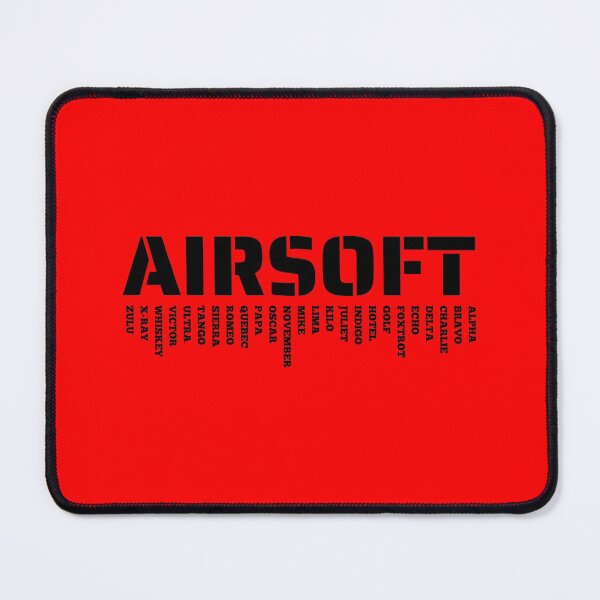 Item preview, Red Airsoft callsign  A to z - Airsoft by Design Specialist series designed and sold by AirsoftBD.
