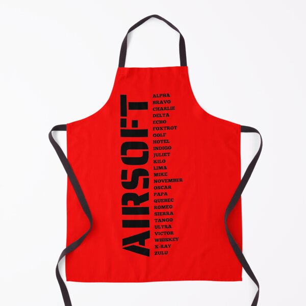 Item preview, Red Airsoft callsign  A to z - Airsoft by Design Specialist series designed and sold by AirsoftBD.