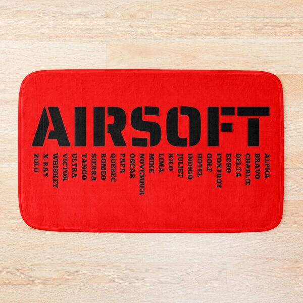 Item preview, Red Airsoft callsign  A to z - Airsoft by Design Specialist series designed and sold by AirsoftBD.