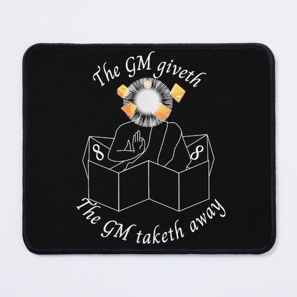 Item preview, The GM giveth and the GM taketh away - white ink designed and sold by Kedo Momo.