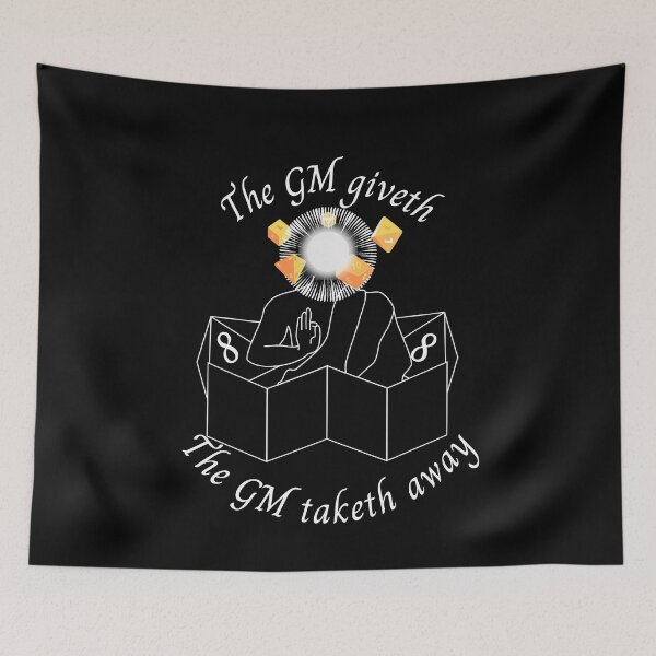 Item preview, The GM giveth and the GM taketh away - white ink designed and sold by Kedo Momo.