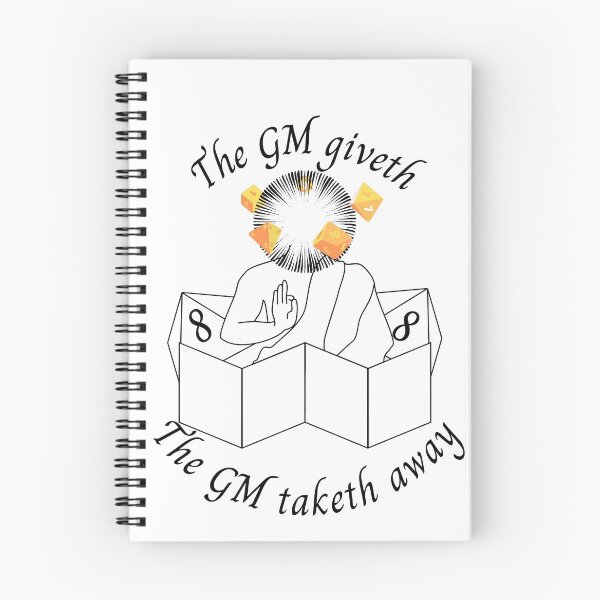 Item preview, The GM giveth and the GM taketh away - black ink designed and sold by Kedo Momo.
