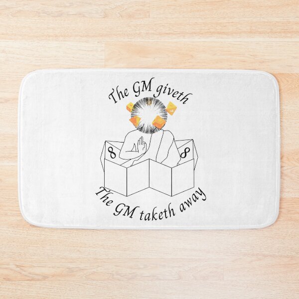 Item preview, The GM giveth and the GM taketh away - black ink designed and sold by Kedo Momo.