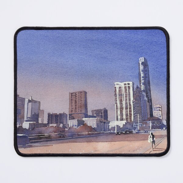 Item preview, Austin, TX skyline with State Capitol in distance. Austin Texas skyline designed and sold by rfoxphoto.