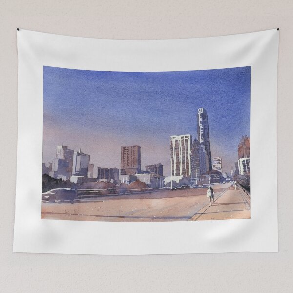 Item preview, Austin, TX skyline with State Capitol in distance.  Austin Texas skyline designed and sold by rfoxphoto.