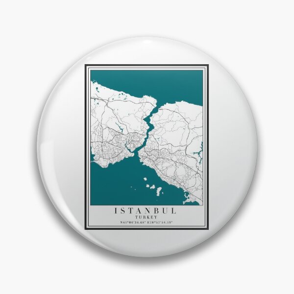 Item preview, Istanbul City Map designed and sold by majesthetic.