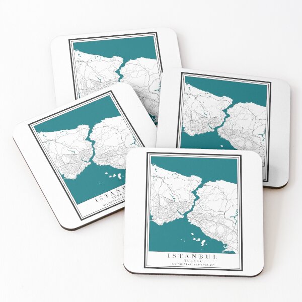 Item preview, Istanbul City Map designed and sold by majesthetic.