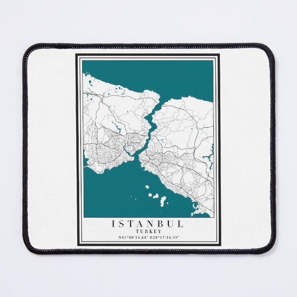 Item preview, Istanbul City Map designed and sold by majesthetic.