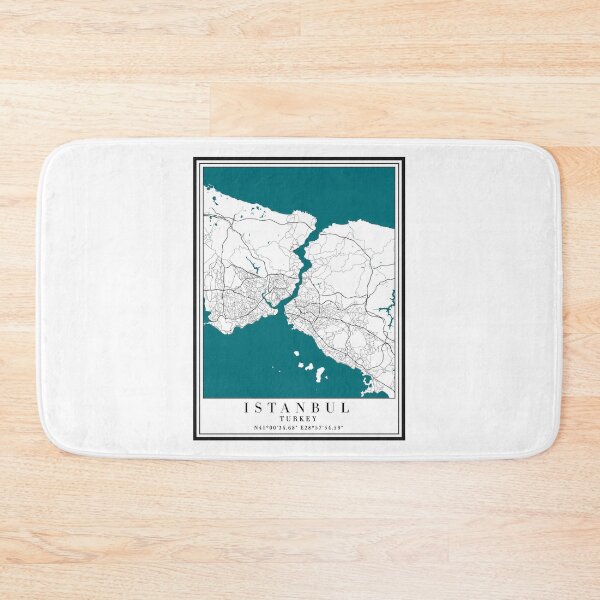 Item preview, Istanbul City Map designed and sold by majesthetic.