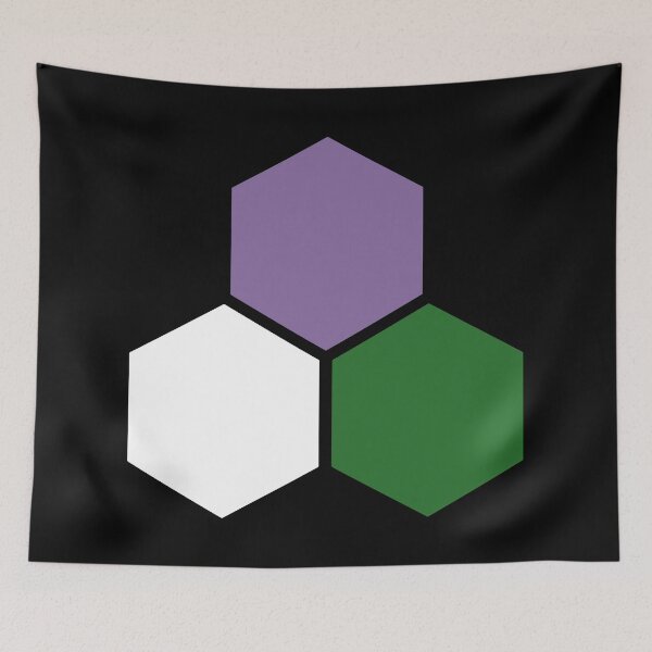 Item preview, Genderqueer Pride Honeycomb Graphic designed and sold by iscaStudioArt.