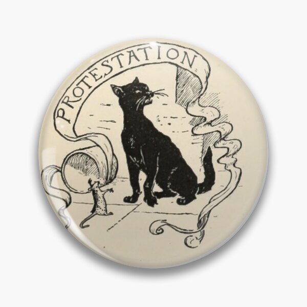 Item preview, Protestation Vintage Cat and Mouse designed and sold by cluttercore.
