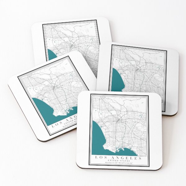 Item preview, Los Angeles City Map designed and sold by majesthetic.