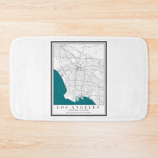 Item preview, Los Angeles City Map designed and sold by majesthetic.