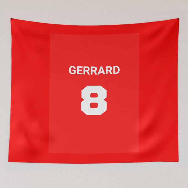 Item preview, Gerrard Jersey - 8 Liverpool Shirt designed and sold by ijdesigns.