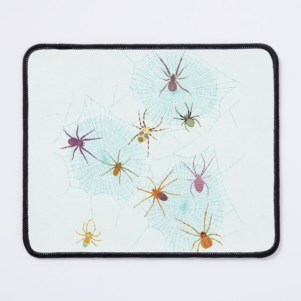 Item preview, Colorful Spiders on Webs designed and sold by Amy Hadden.