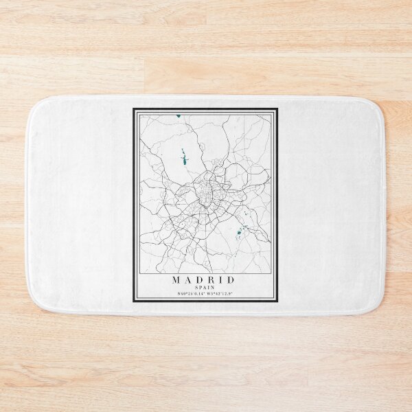 Item preview, Madrid City Map designed and sold by majesthetic.