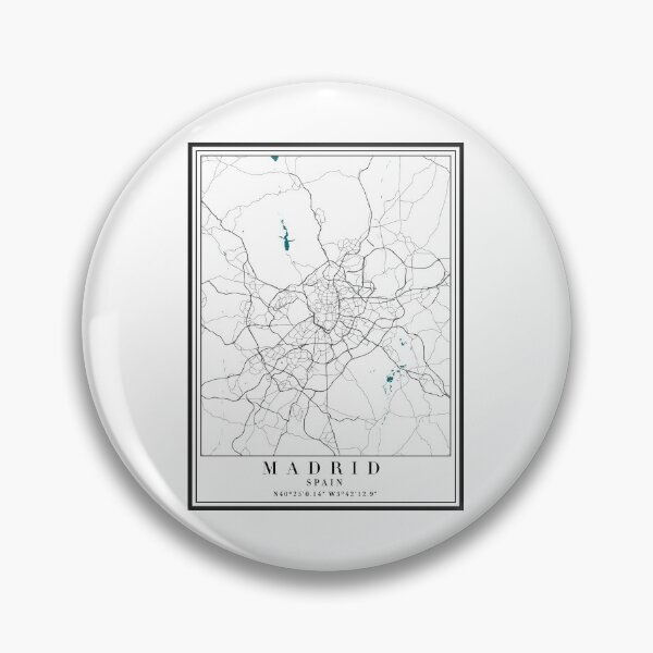 Item preview, Madrid City Map designed and sold by majesthetic.