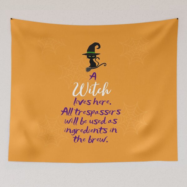Item preview, A witch lives here designed and sold by aboniteblanc.