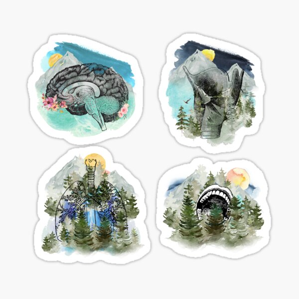 Item preview, Forest Organs - Watercolour Anatomy designed and sold by shlubsfu.