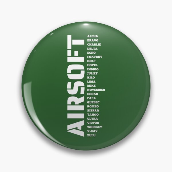 Item preview, Green Airsoft callsign  A to z - Airsoft by Design Specialist series designed and sold by AirsoftBD.