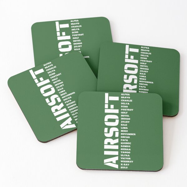 Item preview, Green Airsoft callsign  A to z - Airsoft by Design Specialist series designed and sold by AirsoftBD.