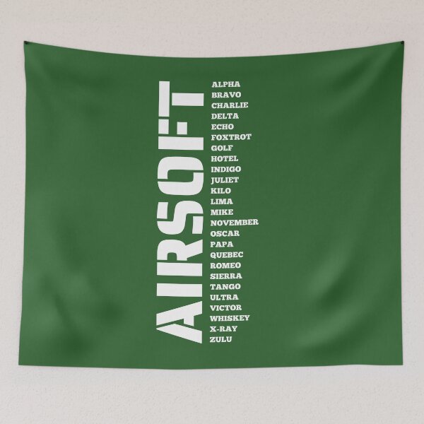 Item preview, Green Airsoft callsign  A to z - Airsoft by Design Specialist series designed and sold by AirsoftBD.