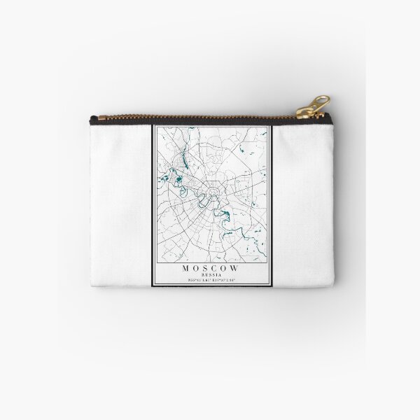 Item preview, Moscow City Map designed and sold by majesthetic.