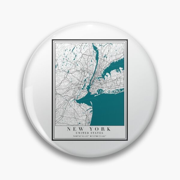Item preview, New York City Map designed and sold by majesthetic.