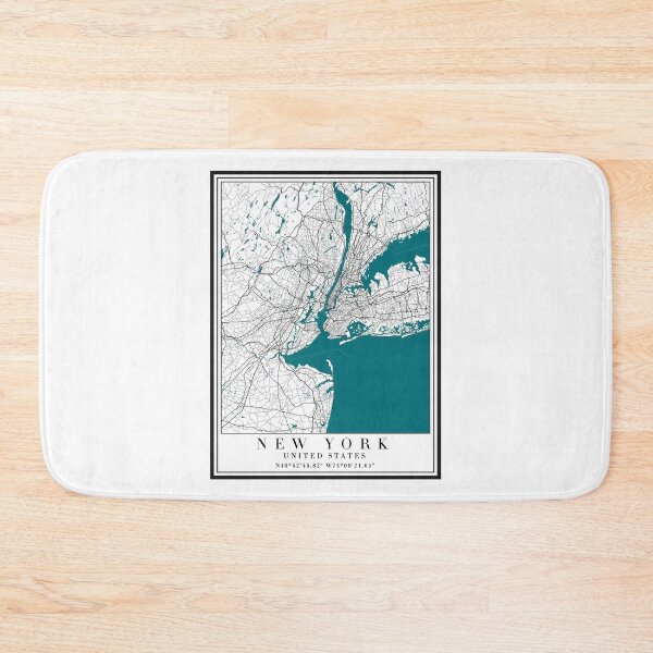 Item preview, New York City Map designed and sold by majesthetic.