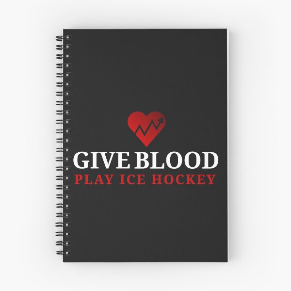 Item preview, Give blood play ice hockey designed and sold by HumanwreckageRB.