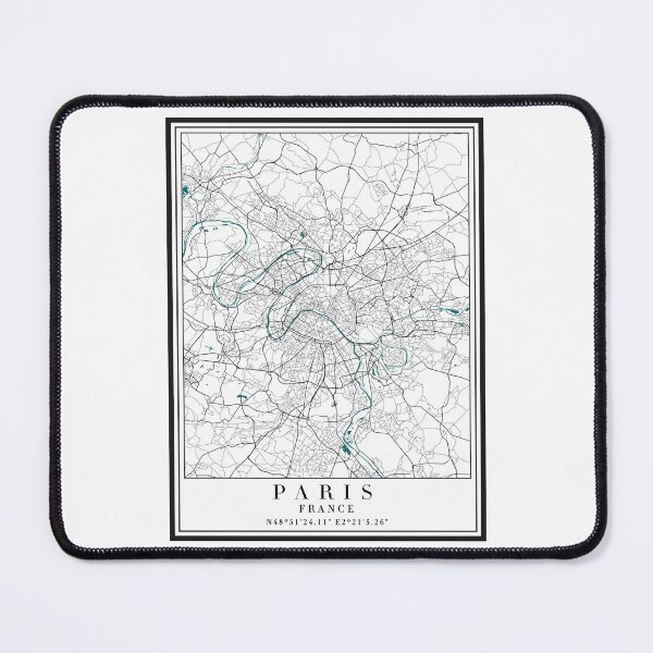Item preview, Paris City Map designed and sold by majesthetic.
