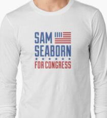 Sam Seaborn für den Kongress Langarmshirt