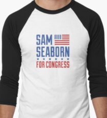 Sam Seaborn für den Kongress Baseballshirt für Männer