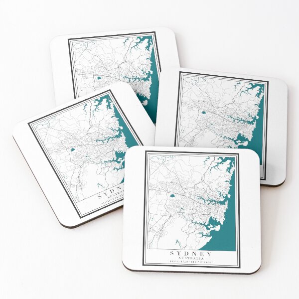 Item preview, Sydney City Map designed and sold by majesthetic.