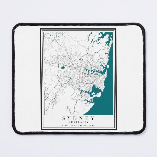 Item preview, Sydney City Map designed and sold by majesthetic.