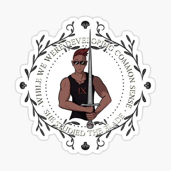 Gideon Studied the Blade Sticker