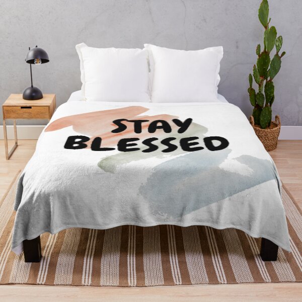 Item preview, STAY BLESSED STICKER designed and sold by RetroPlaceee.