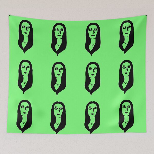 Item preview, Morticia Addams Linocut Addams Family Silhouette Goth Queen Icon designed and sold by GRAPHICxBOMB.