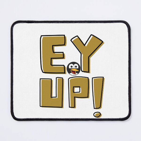 Item preview, Ay Up Duck, Gold Animal Print, Yorkshire Sayings EYUP designed and sold by wildwhimsical.