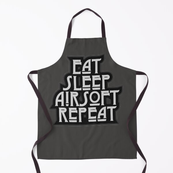 Item preview, Eat.Sleep.Airsoft.Repeat Series  -  BNW - Morale Collectable Airsoft - Airsoft Loadout Design designed and sold by AirsoftBD.