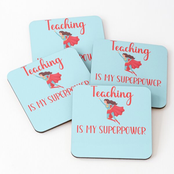 Item preview, Teaching is my superpower designed and sold by Einsteincreates.