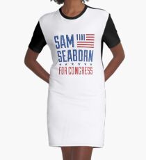 Sam Seaborn For Congress Graphic T-Shirt Dress