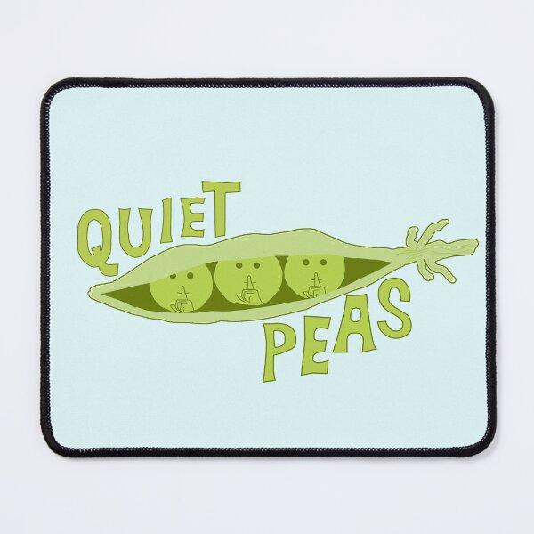 Item preview, Quiet Peas, Quiet Please Pun designed and sold by Amy Hadden.