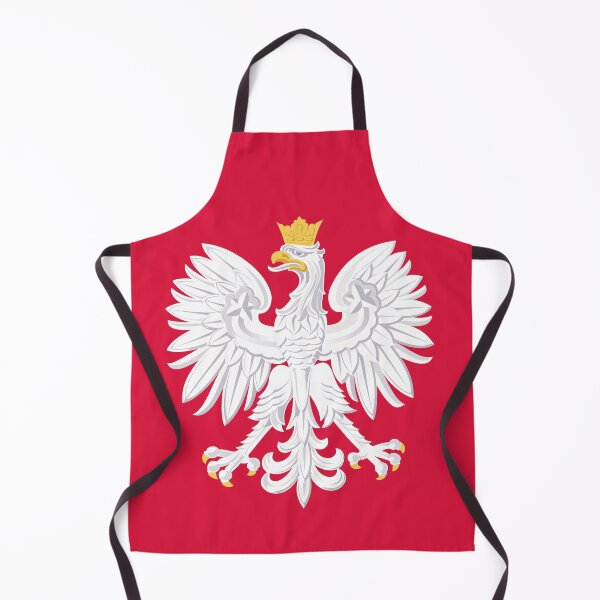 Item preview, POLISH WHITE EAGLE | Poland Coat of Arms Red White Gold designed and sold by Folklove Studio.