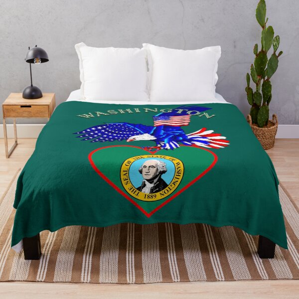 Item preview, Alvesart - Patriotic Eagle with Washington Emblem designed and sold by Alvesart.