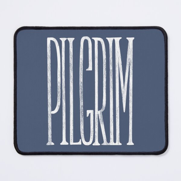 Item preview, Pilgrim - White on Blue designed and sold by Christine Philbrick.