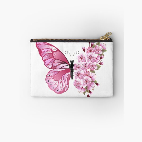 Item preview, custom pink butterfly face mask designed and sold by marmothel.