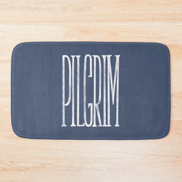 Item preview, Pilgrim - White on Blue designed and sold by Christine Philbrick.