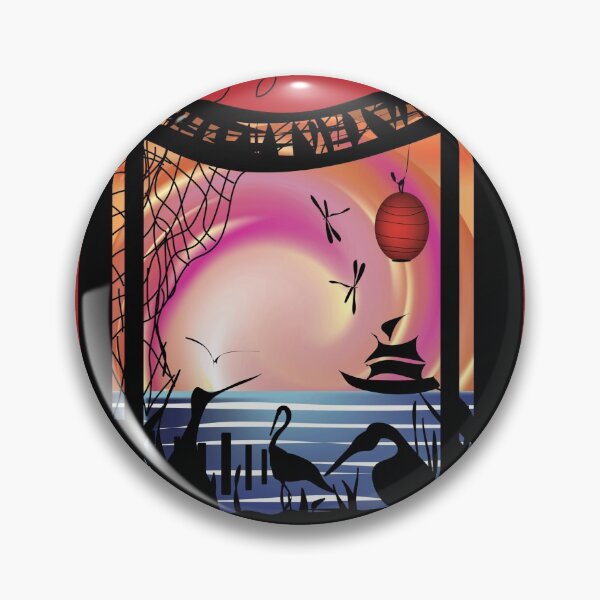 Item preview, Pagoda Red designed and sold by InfinitePathArt.